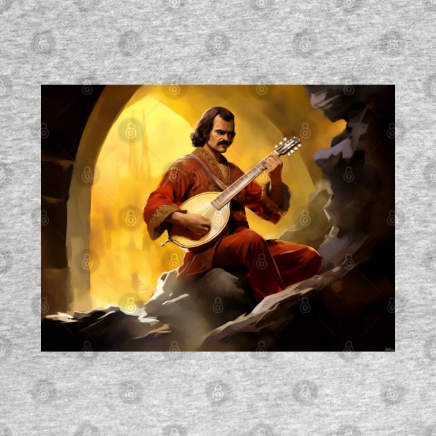 Mandolin in the Dungeon by David Kincaid Art